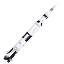 Rocket Spaceship Saturn V Launch Vehicle Model Building Blocks Set Bricks Toys