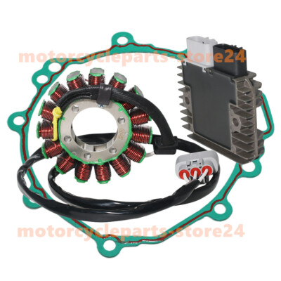 Stator Coil+Voltage Rectifier+Gasket for Kawasaki 2009-2017 ZX600 Ninja 600 ZX6R