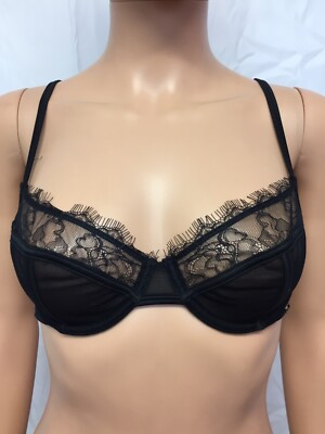 Spitzen-BH Für Damen BlueBella Größe 95B Farbe Schwarz Neu