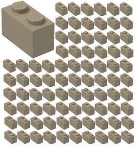 Genuine LEGO BULK X 1x2 Bricks Dark Red Part Number 3004