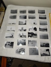 WWII US Military Pacific Theater Photo Lot Airbase Natives Ruins Soldiers