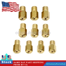 10pcs/kit Hex Type Main Jets for VM/TM/TMX Carburetor 200-290 230