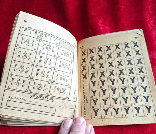 MINISTRY OF FOOD RATION BOOK 1953 - 1954 - Great condition. - Picture 4 of 5