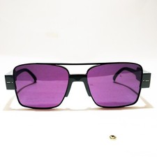 Italia Independent SEBASTIAN Sunglasses Men's Aviator Purple Lens Narrow 135mm