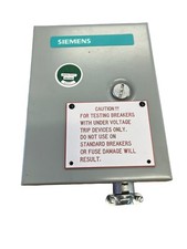 HOFFMAN A8N64 ENCLOSURE 8"x 6"x 4" TYPE 1 W/ SIEMENS 3SB3400-0A & FUSEHOLDER