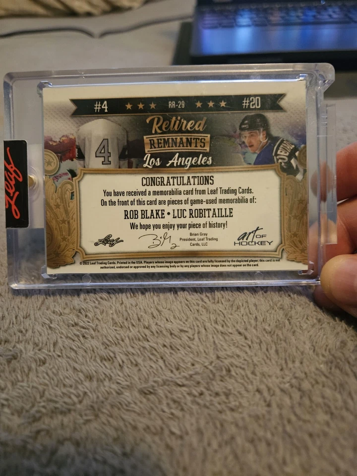 Hoja Esmeralda Arte del Hockey Restos Retirados, Los Ángeles 2/3 Foto 2 de 2