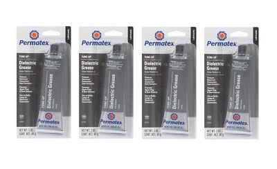 Permatex Set of 4 Dielectric Tune-Up Grease - Water Corrosion Resistant 3oz tube