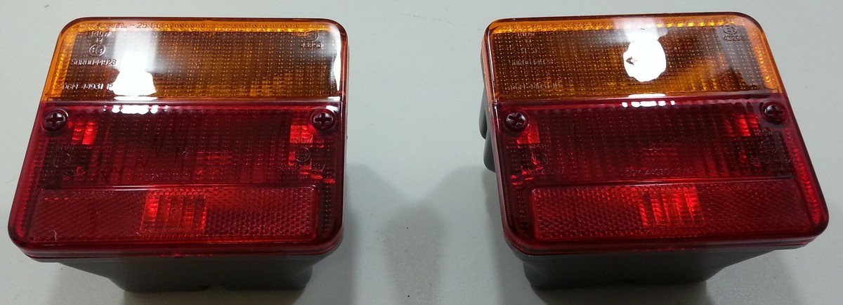 Fanale Posteriore Per Ape 50 Cc DX - Completo Di Lampadine E Cablaggio, Ricambio Originale - Foto 4