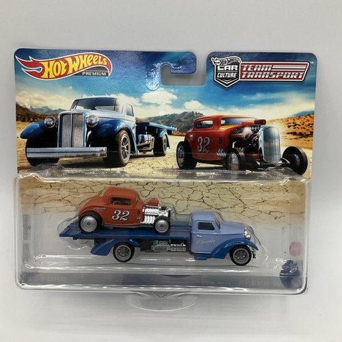 NEW Hot Wheels Car Culture Team Transport 32 '32 Ford & Speed Waze eBay