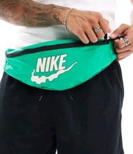 Nike Heritage Waist Pack Bum Bag Shoulder Bag Green White Swoosh New Official 