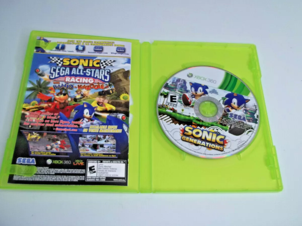  Sonic Generations (Platinum Hits) - Xbox 360 : Sega of America  Inc: Video Games