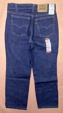 Vintage Levis 505 Boys Husky Jeans, Deadstock NWT, Size 28x24