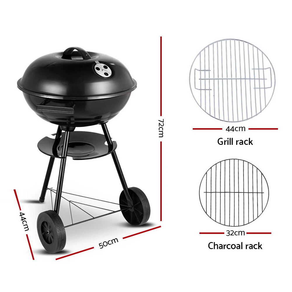 Grillz BBQ Grill Charcoal Smoker Outdoor Kitchen Portable Camping Patio Garden