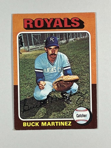 Buck Martinez #314 1975 Topps Mini card