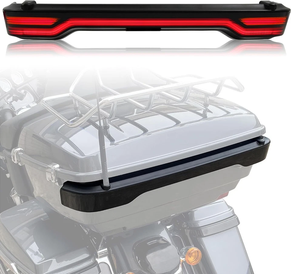 Luz de giro trasera LED para maletero de freno para Harley Touring King Tour Pak Pack 14-UP Foto 2 de 4