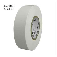 TapesSupply 20 Rolls White Electrical Tape 3/4" x 66 ft