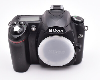 Nikon Black D50 6.1 MP DX Digital Camera Body READ (#10116)