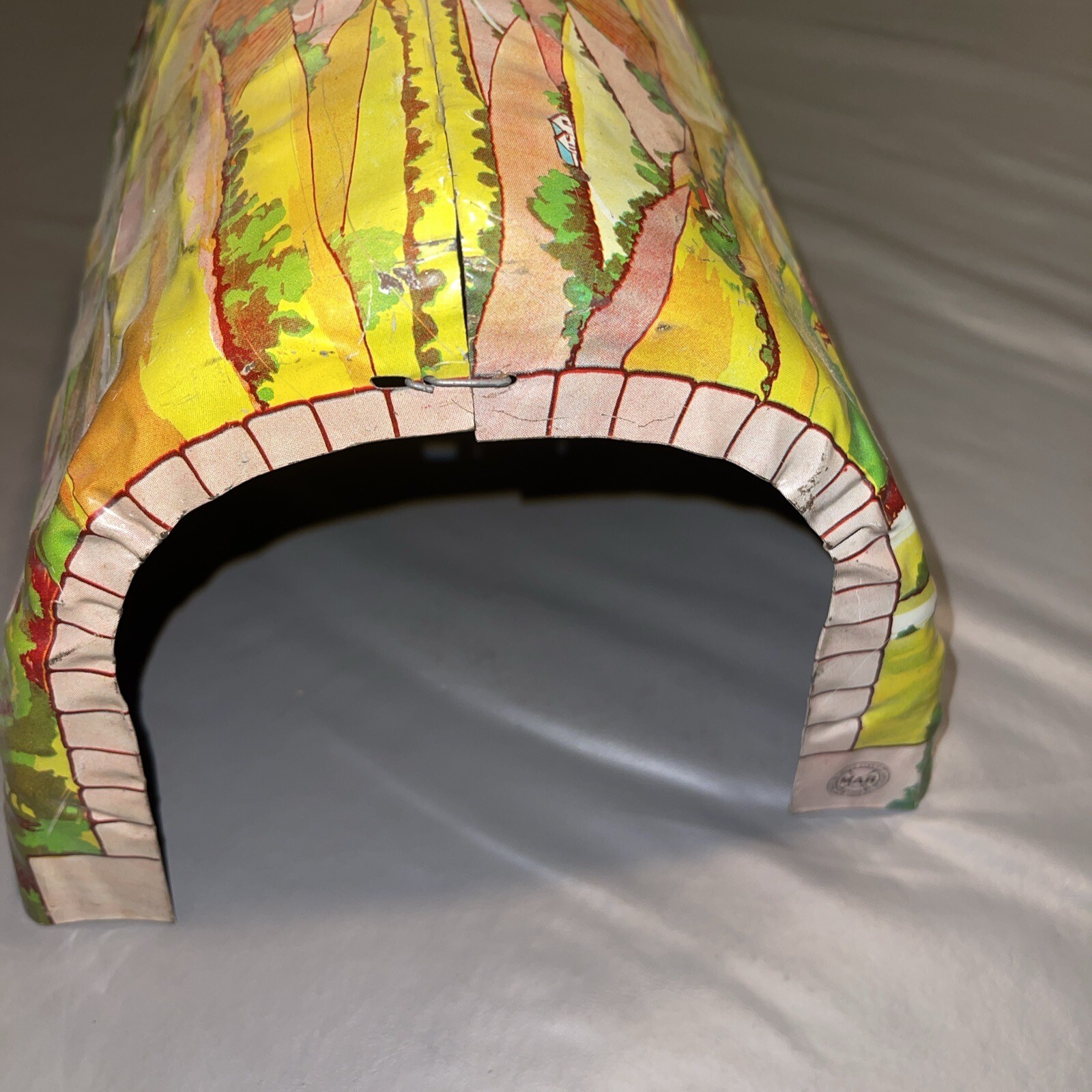 Vintage MAR TOYS Tin Litho Model Train Tunnel Metal Toy From 1940’s eBay