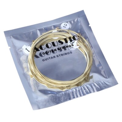 6Pcs/lot Acoustic Guitar Strings Steel Core Folk Electric Guitar Strings