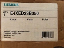 Siemens E4XED23B050 4X STAINLESS STEEL CIRCUIT BREAKER ENCLOSURE NEW IN BOX!