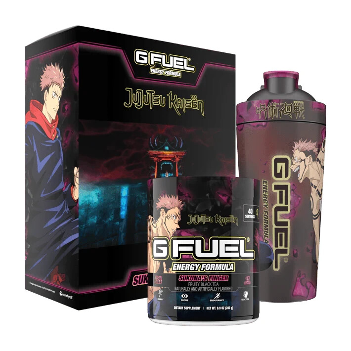 G Fuel Jujutsu Kaisen Sukuna's Finger Collector's Box Tub Yuji