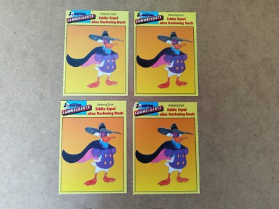 Micky Maus Sammelkarten Darkwing Duck Eddie Erpel alias Darkwing Duck