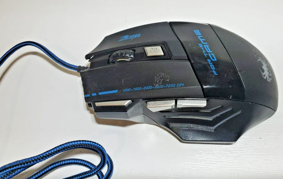 ZELOTES T-80 BIG MAC USB Wired Gaming Mouse Multi Color LED Optical 7 Button B14 - Image 3 of 4