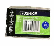 Original Toner Lexmark CS 310 CS410 CS510 N DN / 702HKE 70C2HKE Cartridge - OVP