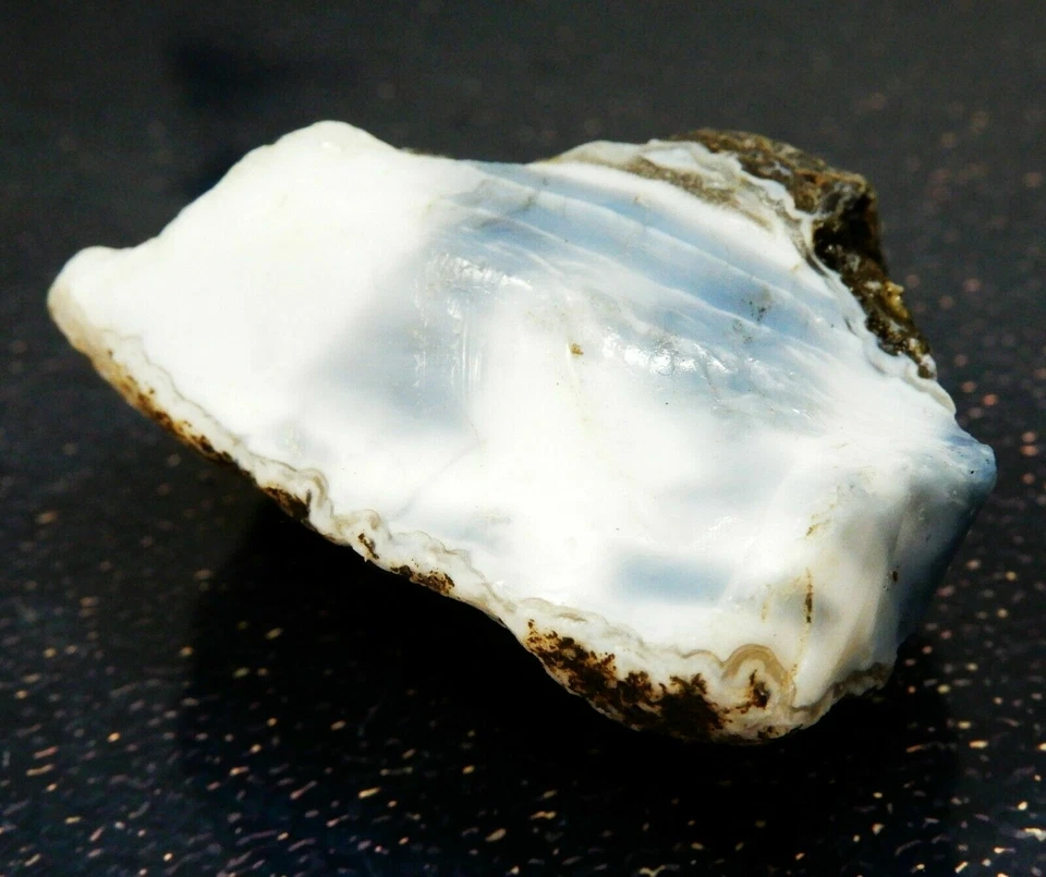 Rare Striking 292 Cts 100 %Natural Ethiopia White Line Opal Rough & gift added — 第 4/4 张图片