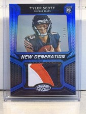 2023 Panini Certified New Generation Jerseys Tyler Scott #NGJM-8 Mirror Blue /99