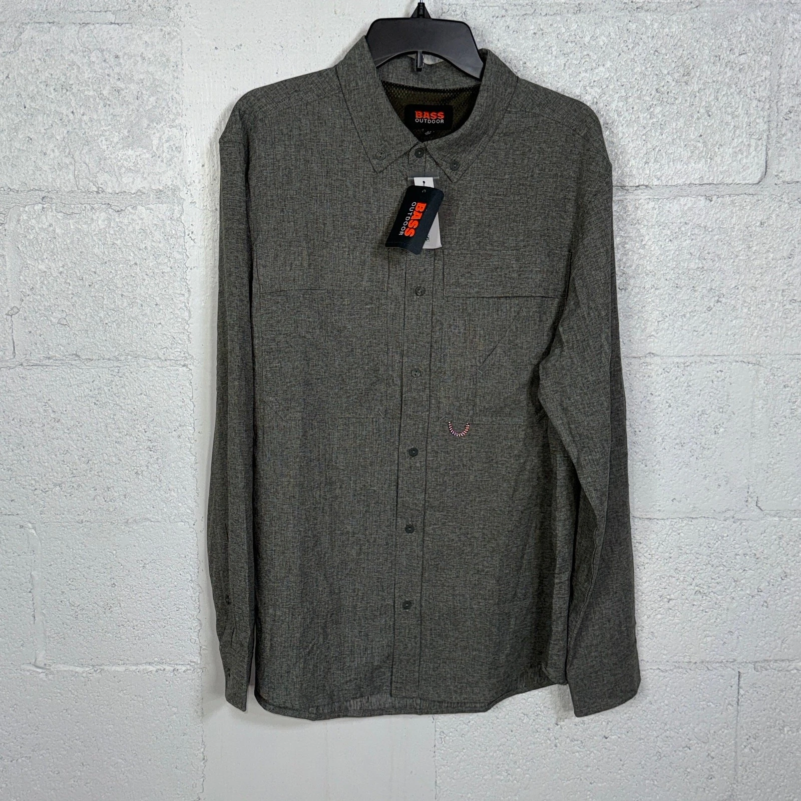 Bass Outdoor Men's Classic Fit Button up Stretch Flannel Shirt, Gray large $69
Opens in a new window