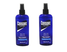 2 Pack of Consort Hair Spray, Unscented Extra Hold 8 Ounce