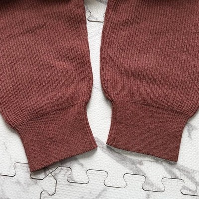 ISSEY MIYAKE 80s ON LIMITS Archive Turtleneck Knit Sweater Pink