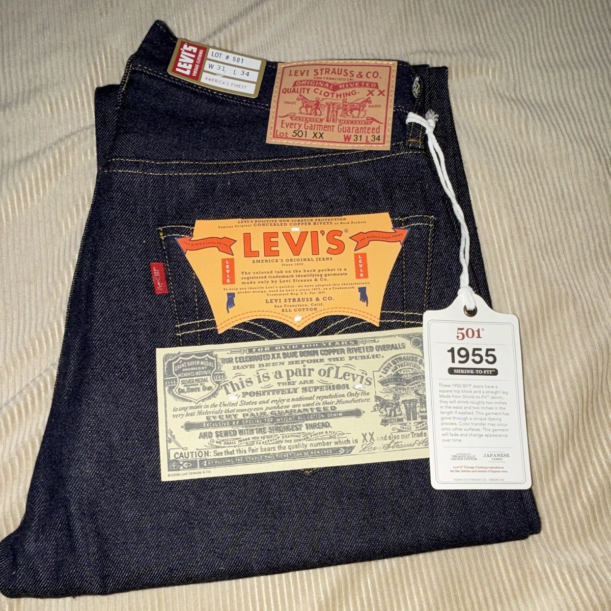 Preços baixos em Levis 501 LVC | eBay