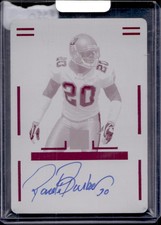 2025 Panini Impeccable Immortal Ink Ronde Barber 1/1 Auto Printing Plate