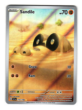 Pokémon TCG Sandile 216/198 Illustration Rare Scarlet & Violet LP