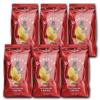 6 KG Gorilla Superbar Crema Kaffeebohnen