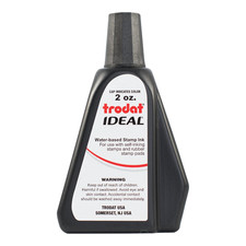 2 Oz Black Replacement Ink for Self-Inking and Rubber Stamp Pads