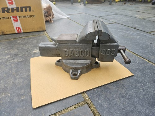 Vintage Babco 605 Schraubstock 5" Backen mit drehbarer Basis & Rohrbacken - Bild 5 von 10