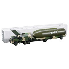 1/100 21cm Dongfeng 5B Missile Vehicle Military Model Simulation Collection