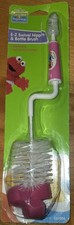 Sesame Street Sesame Beginnings E-Z Swivel Nipple Bottle Pink Brush Cleaner