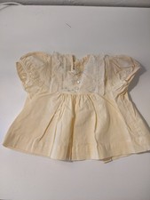 Vintage Girl's Butter Yellow Sundress 6-9 Months