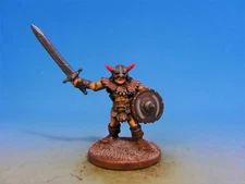 Ral Partha Vintage Barbarian Warrior w/ Bastard Sword Well-Painted D&D 25mm OOP