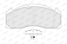 Bremsbelagsatz Scheibenbremse BERAL BCV29125TK für VOLVO FER9568PC 1 2 FH16 FH12