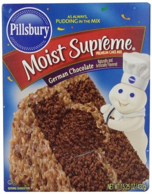 Chocolate Caramel Baking Mix 15.25 oz Extra Moist Cake Kosher Pudding Mix