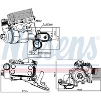Nissens ÖLküHler Passend FüR Nissan Qashqai +2 I J10 JJ10 2.0 Dci AWD