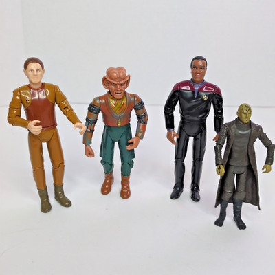 Star Trek The Next Generation Figure Toy Lot of Playmates 90s 3 +1 2000's