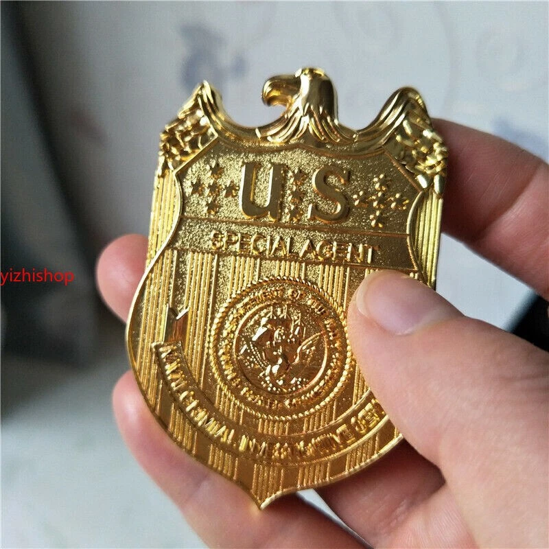 Ncis Badge United States Criminal Investigation Service Movie Alloy Badge Brooch - Image 3 of 4