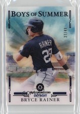 2025 Panini Boys of Summer Purple 27/49 Bryce Rainer #96 19l7