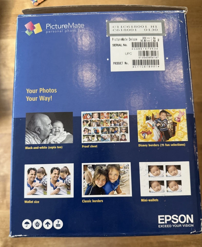 Epson B351A PictureMate Deluxe Desk Top 500 Personal Photo Lab & Photo Printer - Image 3 of 4